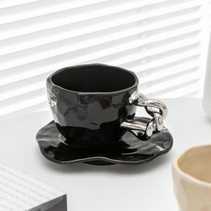Nouvel ensemble tasse et soucoupe à café de luxe, style INS, pour le thé de l'après-midi à la maison, avec coffret cadeau en céramique - Product Image 3