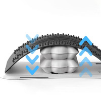Estirador Lumbar Multinivel para Yoga, Ejercicio, Soporte Lumbar, Fisicoculturismo, Gimnasio en Casa, Dispositivo de Rendimiento Deportivo