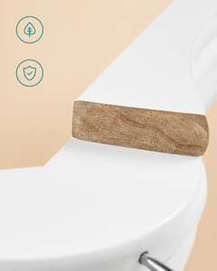 <span class=keywords><strong>SONGMICS</strong></span> 50 pièces/ensemble bois tissu pantalon pantalon <span class=keywords><strong>cintre</strong></span> personnalisé cintres en gros - Product Image 3