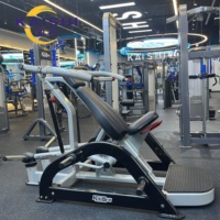Presse à pectoraux inclinée commerciale Kaishi HM-7002, équipement robuste à charge libre pour la force des pectoraux supérieurs, idéal pour la salle de sport