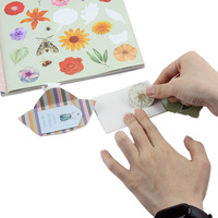 Livre d'activités créatives de dessin animé, scrapbooking, autocollants en papier kraft écologique, DIY, journal créatif, enveloppes décoratives, étiquettes, fournitures artisanales
