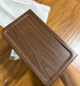 Moderno Portarrollos de Papel Higiénico de Madera Autoadhesivo con Estante - Product Image 6
