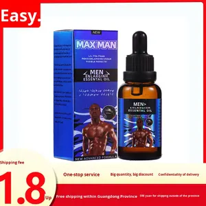 زيت تدليك القضيب للرجال من ماكس مان، علاج مغذي للمناطق الحساسة، سائل مقاوم للماء 20 مل، منتجات جنسية للبالغين - Product Image 2