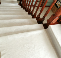 Bâche de protection écologique autocollante en polyester, tapis de sol industriel imperméable pour atelier de peinture et entrepôt