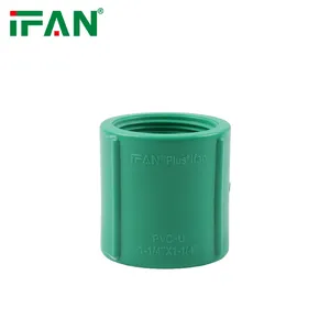 IFAN OEM ODM 튜브 피팅 PVC 녹색 소켓 UPVC 배관 파이프 피팅 1/2 "-4" PVC-U 피팅