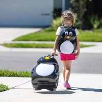 Valises pour enfants OMASKA, nouvelle collection 2020, design tendance, motif animalier, lot de 2, étui rigide, fabrication d'usine.