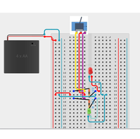 Interrupteur à bascule SPDT à double voie, kit de circuit électronique, éducation, LED multicolores, cartes de prototypage pour projets de laboratoire - Vente chaude