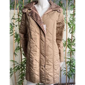 Manteau long en fourrure pour femmes, fourrure de vison, grande taille - Product Image 1
