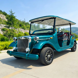 Autobús Turístico Eléctrico de Estilo Vintage, 8 Plazas, Autobús Clásico para Puntos Turísticos - Product Image 1