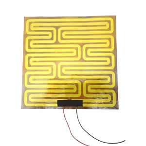 custom heating film polyamide heater 24v infrared pi film heater