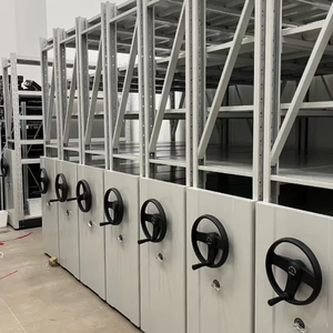 Le Chạy hệ thống theo dõi giá đỡ di động quay tay hệ thống kệ di động để lưu trữ đơn vị Kệ di động - Product Image 2