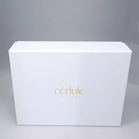 Brand Logo Luxury Gold Foil Rigid Cardboard Luxury Clothing Boxes Gift Box with Lid