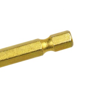 Vàng Sơn Tam Giác Tip Đầu Thủy Tinh Gạch Gốm Sứ 6Mm Nhanh Chóng Thay Đổi Tốc Độ Cao Hex <span class=keywords><strong>Shank</strong></span> Khoan Bit Cho Đá Cẩm Thạch - Product Image 3