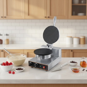 เครื่องทำวาฟเฟิลกรอบแบบพกพา เครื่องทำวาฟเฟิลกรวยไฟฟ้า ไม่ติดกระทะ สำหรับทำไอศกรีมโคน ใช้ได้ทั้งในบ้านและเชิงพาณิชย์ - Product Image 1