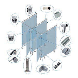 Nhà sản xuất chuyên nghiệp của một cửa Giải pháp cho thủy tinh nhà vệ sinh phân vùng phần cứng phụ kiện phụ kiện cho xây dựng chủ sở hữu - Product Image 4