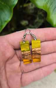Pendientes Únicos de Resina y Madera, Joyería Hecha a Mano, Estilo Bohemio, Ligeros, Piezas Destacadas, Perfectos para Mujeres, Adolescentes y Niñas - Product Image 6