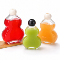 Bouteilles en verre transparentes de 250 ml, 375 ml et 500 ml, nouvelle conception, adaptées aux boissons, aux jus de fruits et aux vins de fruits