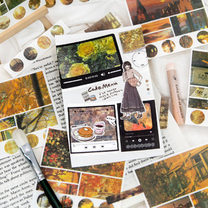 40 autocollants par paquet, série Lettres de loin, embellissements vintage artistiques de style Instagram pour journalisation et scrapbooking - Product Image 3