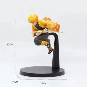 Série de figurines Demon Slayer Tanjiro Cheveux noirs Zenitsu Izanami Kyojuro Rengoku <span class=keywords><strong>Mitsuri</strong></span> Kanroji Modèles en verre de collection Japon - Product Image 6