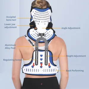 Ortesis de soporte torácico cervical para espalda y cuello para escoliosis