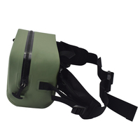 Sac banane avec logo zippé, porte-bouteille d'eau, course à pied, randonnée, pêche, activités de plein air, unisexe, nouveau style, sac de taille imperméable