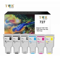 Cartouche d'encre 727 avec puce pour imprimante traceur HP DesignJet T920 T930, compatible avec la cartouche d'encre HP 727