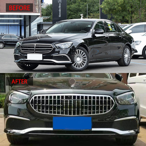 Calandre de style Maybach pour Mercedes-Benz Classe E W213, en ABS, pièce de mise à niveau pour pare-chocs avant - Product Image 2