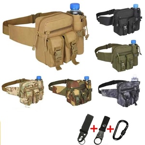 Riñonera táctica para caza al aire libre, senderismo, soporte para botella <span class=keywords><strong>de</strong></span> agua, bolsa para tetera, cinturón, riñonera, bolsas, hebilla, riñonera para hombre - Product Image 1