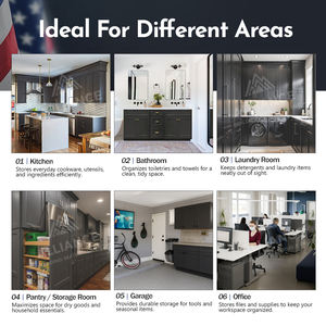 Modern Design <b>Island</b> <b>Kitchen</b> Base Cabinet | Quality Cabinets For Contractors & Homeowners | Hot Pick <b>Kitchen</b> Storage Cabinets - Product Image 3