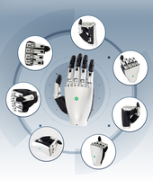 Main de robot humanoïde Bluetooth, main bionique avec 6 degrés de liberté, manipulation délicate