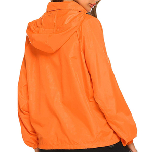 ZUJA Outdoor High Reflective Lightweight Windbreaker <strong>Packable</strong> Hoodie Cycling <strong>Jacket</strong> for <strong>Woman</strong> - Product Image 3