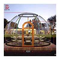 Vente en gros Tente de glamping extérieure étanche Tente dôme bulle transparente pour hôtel de luxe Tente igloo transparente
