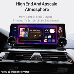 12.3 pouces Android 13 lecteur DVD de voiture double rotation boutons système stéréo de voiture écran tactile TV combinaison 1 an de garantie - Product Image 3