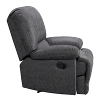 Ensemble de canapés inclinables électriques et manuels en tissu technique moderne avec fonction de massage rafraîchissant extensible et structure en bois pour salon