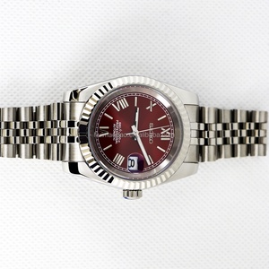 นาฬิกาข้อมือผู้ชายคุณภาพสูง ตัวเรือนสแตนเลสทรงกลม หน้าปัดสแตนเลส กันน้ำ 30 เมตร ระบบกลไก  ขั้นต่ำในการสั่งซื้อน้อย - Product Image 2