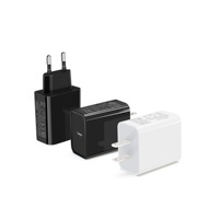Cargador Rápido HNT 20W PD con Cable Trenzado de Nailon de 60W C-C, Enchufe US/EU/UK/JP/KC, Adaptador de Corriente con Carga Rápida para iPhone 16