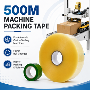500m BOPP Clear <strong>Plastic</strong> Self Adhesive Mail Box Package Sealing Packing <strong>Tape</strong> - Product Image 2