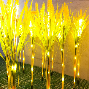 Décoration de pelouse extérieure imperméable à l'eau, Led lumineuse de roseaux bouchés au sol, lumière d'oreille de blé, lampe de <span class=keywords><strong>paille</strong></span> de riz - Product Image 5
