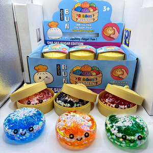 ตุ๊กตาทรายเหลว PVC แบบใหม่ พร้อมกรงตกแต่ง น่ารัก สนุกสนาน ของเล่นยอดฮิต กล่องสุ่ม ของตกแต่งโต๊ะ ขายส่ง - Product Image 1