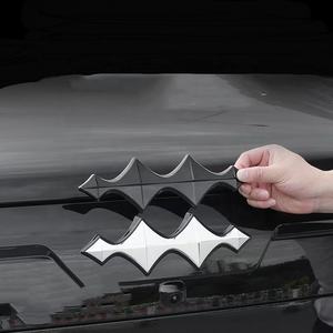 Emblème avant de voiture noir brillant pour Leopard Titanium 7, logo en lettres en relief, autocollant de garde-boue, décalcomanie extérieure étanche - Product Image 5