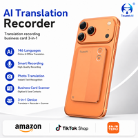 Mini Traductor Portátil con IA T10, 146 Idiomas, Traducción en Tiempo Real de Voz, Texto y Fotos, Grabación sin Conexión, Dispositivo de Viaje con Hora Mundial