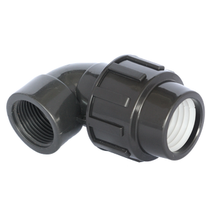 Compresión PP Fitting Tubería de plástico y Fitting Pn16 Hembra Bend Codo Fitting en stock para la venta - Product Image 1