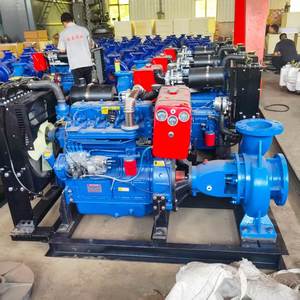 Bomba centrífuga diésel de fábrica de una etapa con succión final, bomba de agua eléctrica centrífuga de 6 pulgadas - Product Image 1