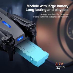 Mini Dron plegable Dwi Dowellin E88 para principiantes 360 ° Flips Waypoint Fly Control remoto Tarjeta SD Plástico-Pantalla incluida - Product Image 5