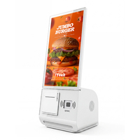 Kiosque de paiement automatique 15,6 pouces avec SDK, reconnaissance faciale, Android, machine de caisse tout-en-un pour restaurants, hôtels, magasins