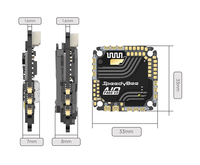 Contrôleur de vol SpeedyBee F405 AIO V2 35A 40A 3-6S 25.5x25.5mm STM32F405 ICM42688P pour systèmes de montage DIY de drones de course FPV