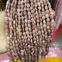 Perles en pierre naturelle de 6-8 mm, quartz cerise, cristal irrégulier, couleur rose, perles en vrac pour la fabrication de bijoux, bracelets DIY, accessoires
