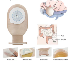 Comfort <strong>Disposable</strong> <strong>Ostomy</strong> <strong>Bag</strong> Surgical Appliance Anal Fistula Incontinence <strong>Ostomy</strong> Wound Care Medical Colostomy <strong>Bag</strong> - Product Image 4