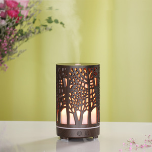 Difusor de Aroma con Apariencia de Madera YX-127, Alimentado por USB, Capacidad de 0.5L, para Uso Doméstico, con Luz y Función de Temporizador - Product Image 5