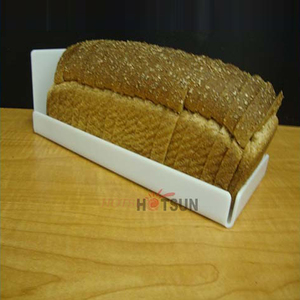 Akrilik 3 Tingkatan Roti Donat Bagels Cupcake Kue Pastry Bakery Penyimpanan Kasus Layar dengan 3 Putih Nampan - Product Image 2